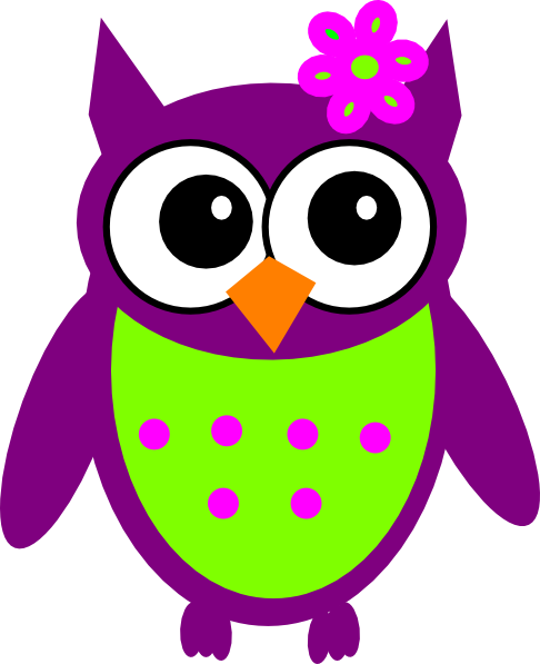 Purple Owl Clipart - Free Clipart Images