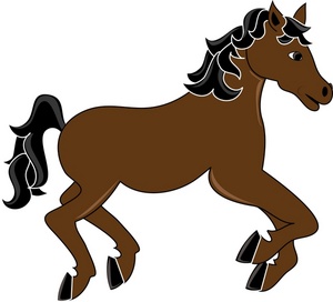 Clip Art Horse Jumping - Free Clipart Images