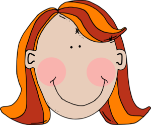 Teenage Girl Cartoon Face Clip Art - vector clip art ...