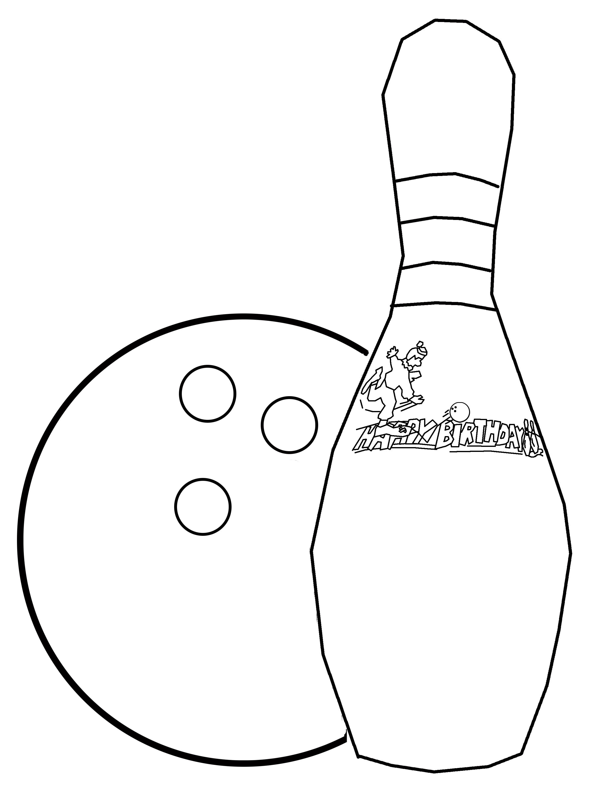 Free Printable Bowling Pins ClipArt Best