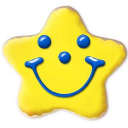 Create Your Own Star Smiley Gourmet Sugar Cookies - FindGift.