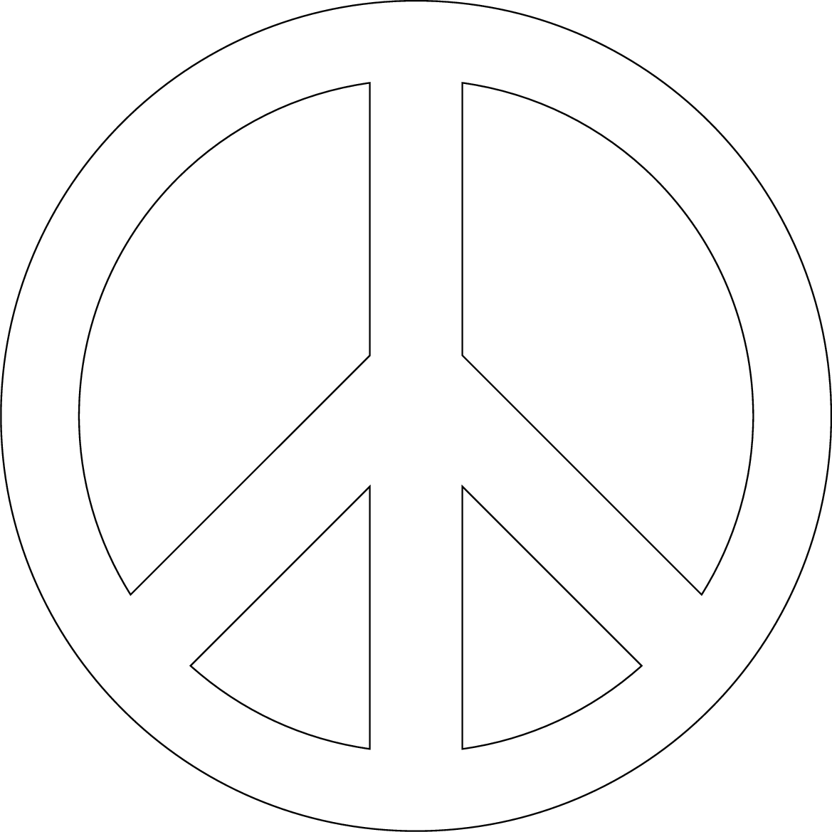  Free Peace Sign Template Printable Printable Templates