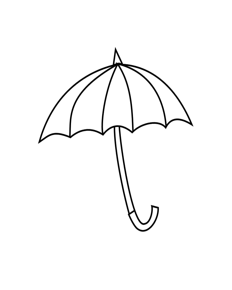 umbrella printable coloring pages - photo #22