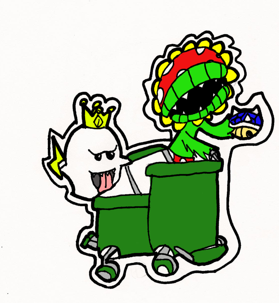 Mario Kart Double Dash- Petey Piranha and King Boo by Minish-Mae ...