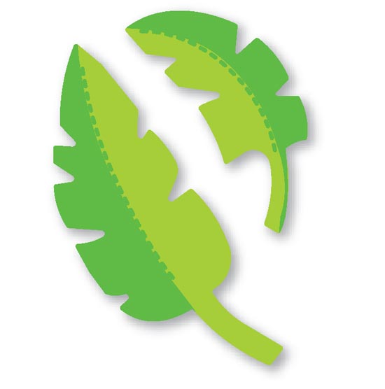 Jungle Leaf Template ClipArt Best
