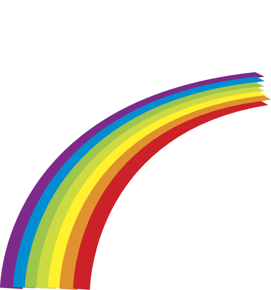 Half Rainbow Clipart - Free Clipart Images