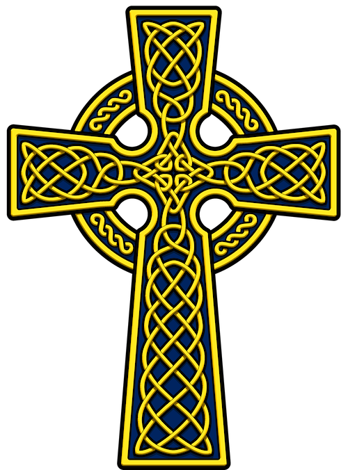 Celtic cross clipart