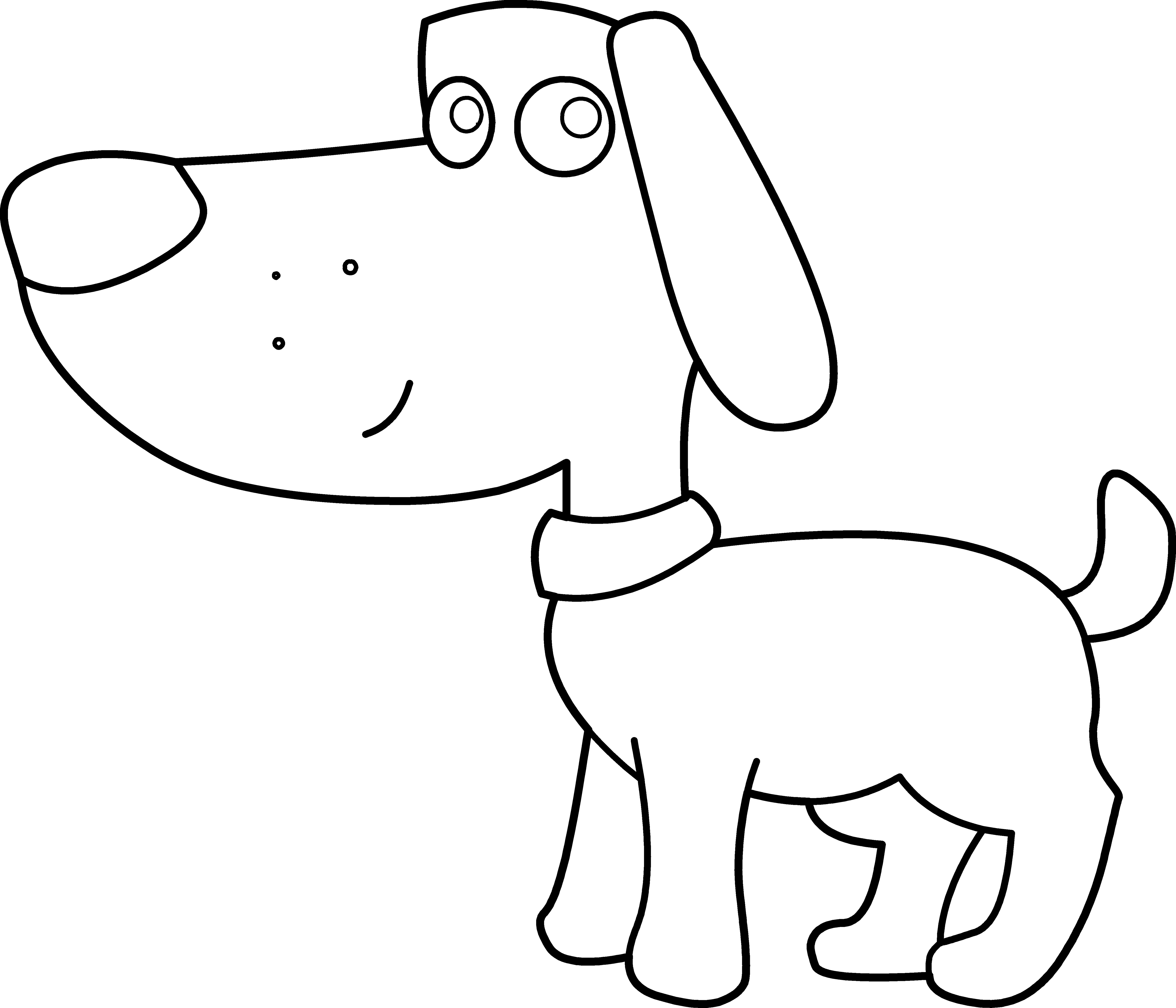 Cute Dog Clipart Black And White Clipart - Free to use Clip Art ...