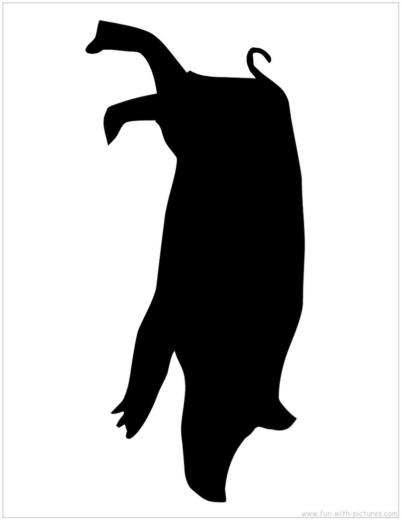 Pig Silhouette Clipart - Free to use Clip Art Resource