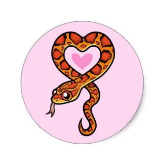 Cartoon Python Stickers | Zazzle