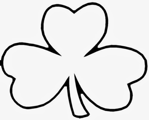 early play templates: St Patrick's Day Shamrock templates