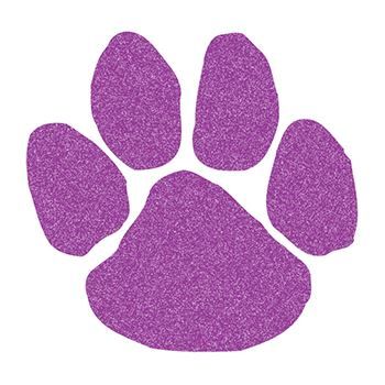 Purple Paw Print Temporary Tattoo represents most animals