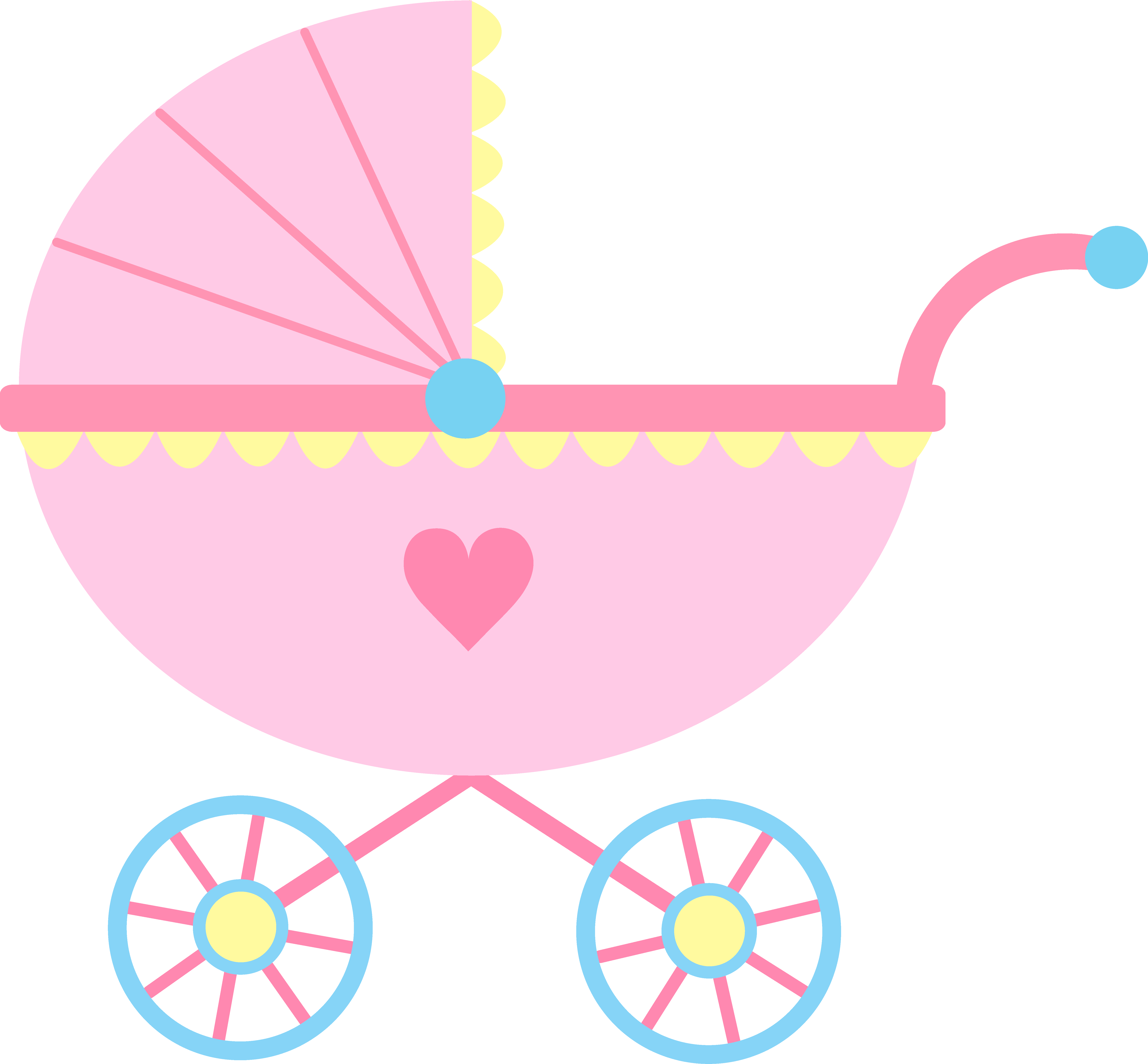 Cartoon Baby In Stroller | Free Download Clip Art | Free Clip Art ...