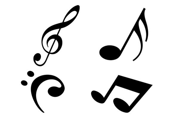 Free Modern Music Notes Vectors – Download Free Vector Art, Stock ...