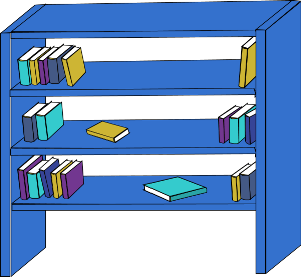 Bookcase Clipart craft projects, School Clipart - Clipartoons