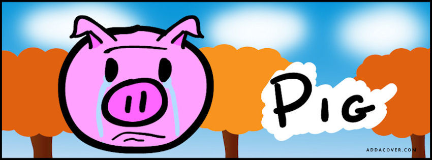 Sad Pig Facebook Covers, Sad Pig FB Covers, Sad Pig Facebook ...