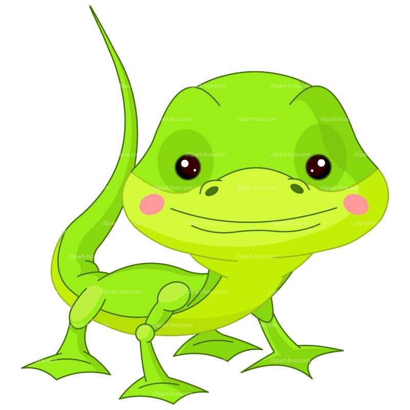 Cute Salamander Clipart