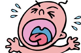 Clipart crying baby