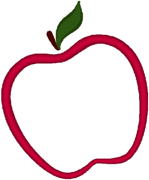 Clipart apples outline