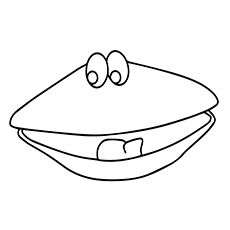 10 Wonderful Clam Coloring Pages For Your Toddler