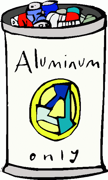 Aluminum Can Recycling Clipart