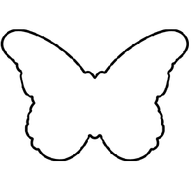 Butterfly Outline Clipart - Free Clipart Images