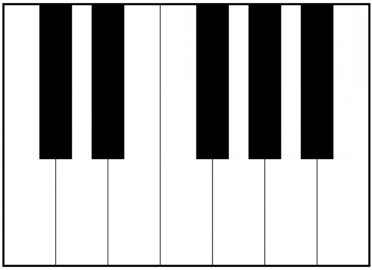 Blank Music Keyboard Worksheet ClipArt Best