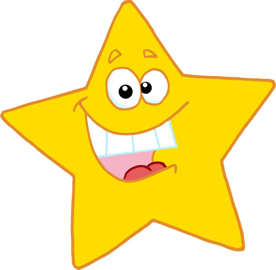 Happy star clip art - Clipartix