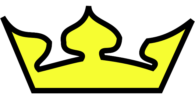 SIMPLE, YELLOW, KING, QUEEN, CARTOON, FREE, GOLD, CROWN - Public ...