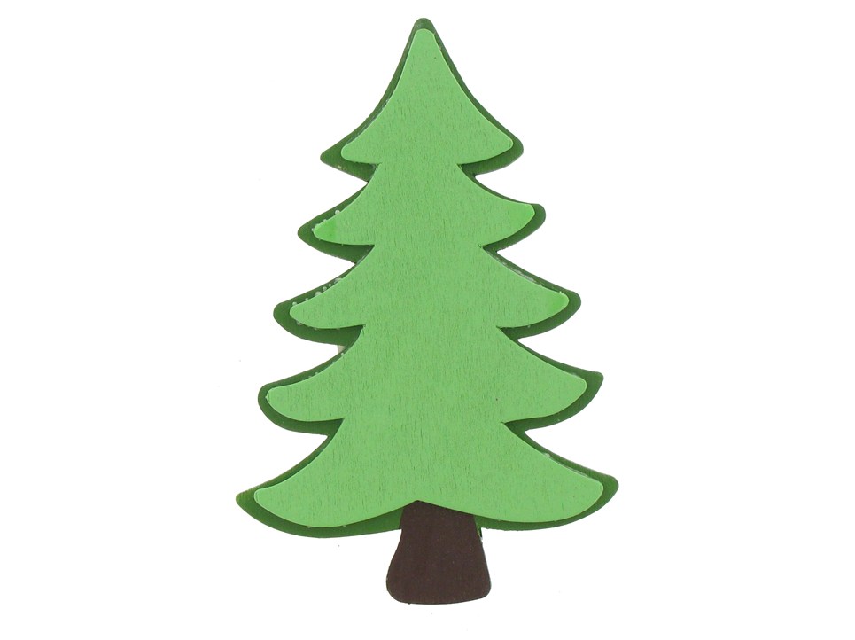 Evergreen tree clipart for christmas