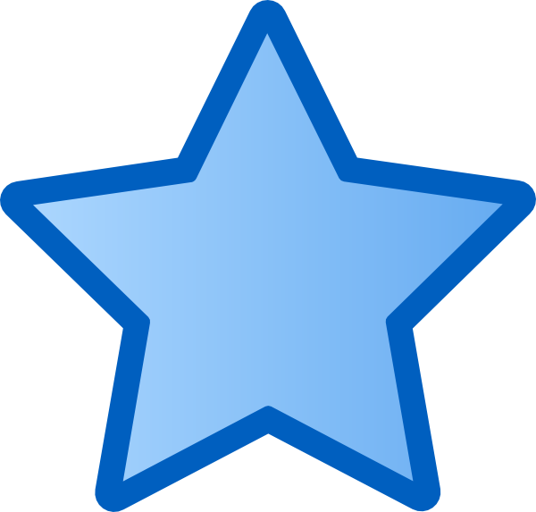 blue stars clip art