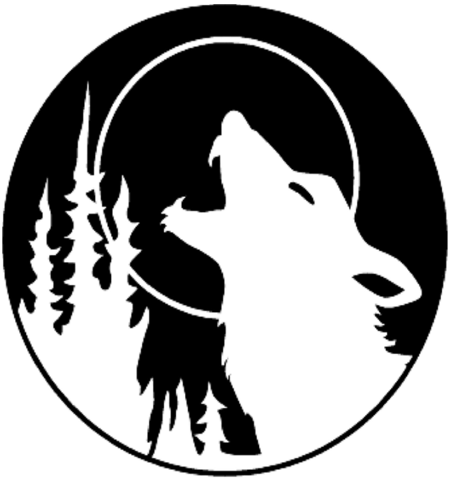 Howling Wolf Outline