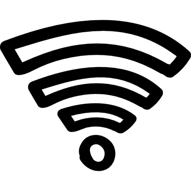Wifi hand drawn symbol Icons | Free Download