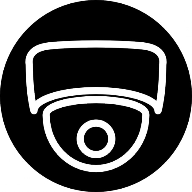 Surveillance symbole de la camÃ©ra dans un cercle | TÃ©lÃ©charger ...