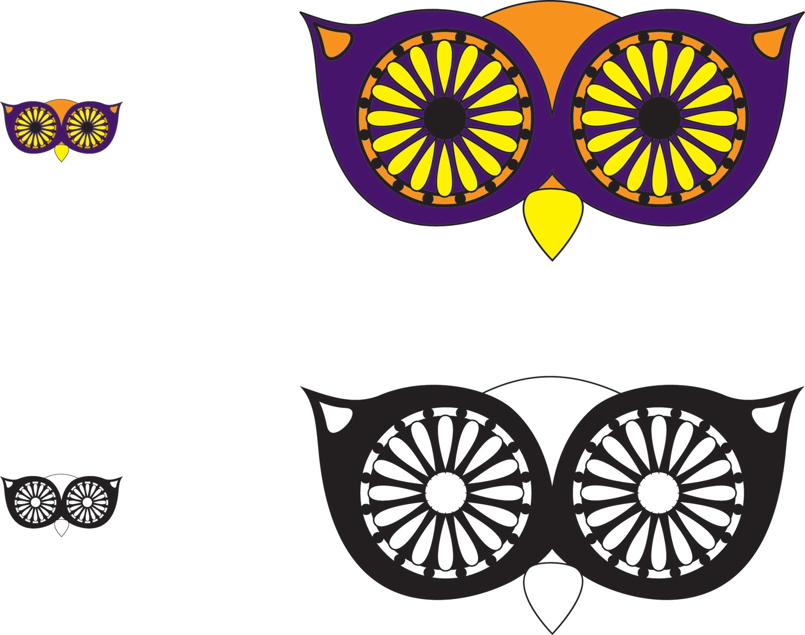 owl eyes clip art - photo #3