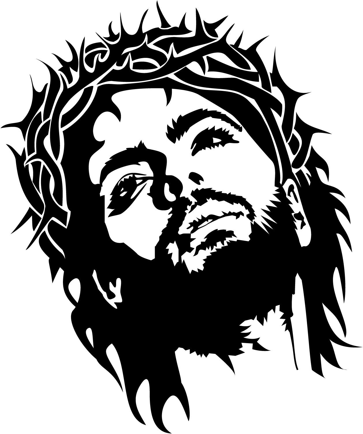 jesus clipart images black and white - photo #36