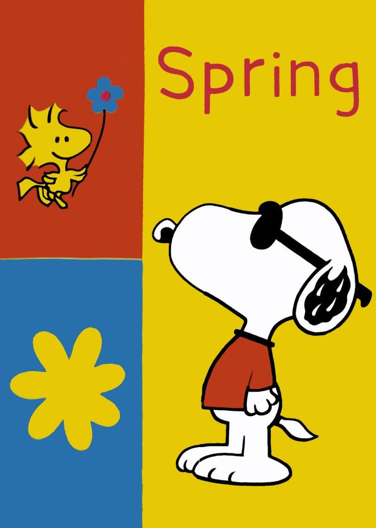 Snoopy Springtime - ClipArt Best