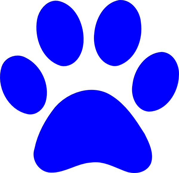 Panther Paw Print Clip Art - Cliparts and Others Art Inspiration