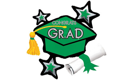 Green Graduation Balloons - Party City