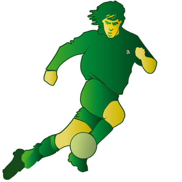 Soccer Player Vector | Download Free Vector Art | Free-Vectors