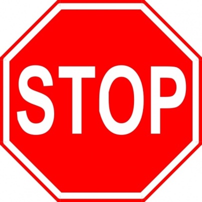 Stop Sign Font Clipart - Free to use Clip Art Resource