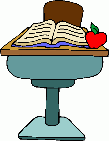 Girl Student At Desk Clipart - Free Clipart Images