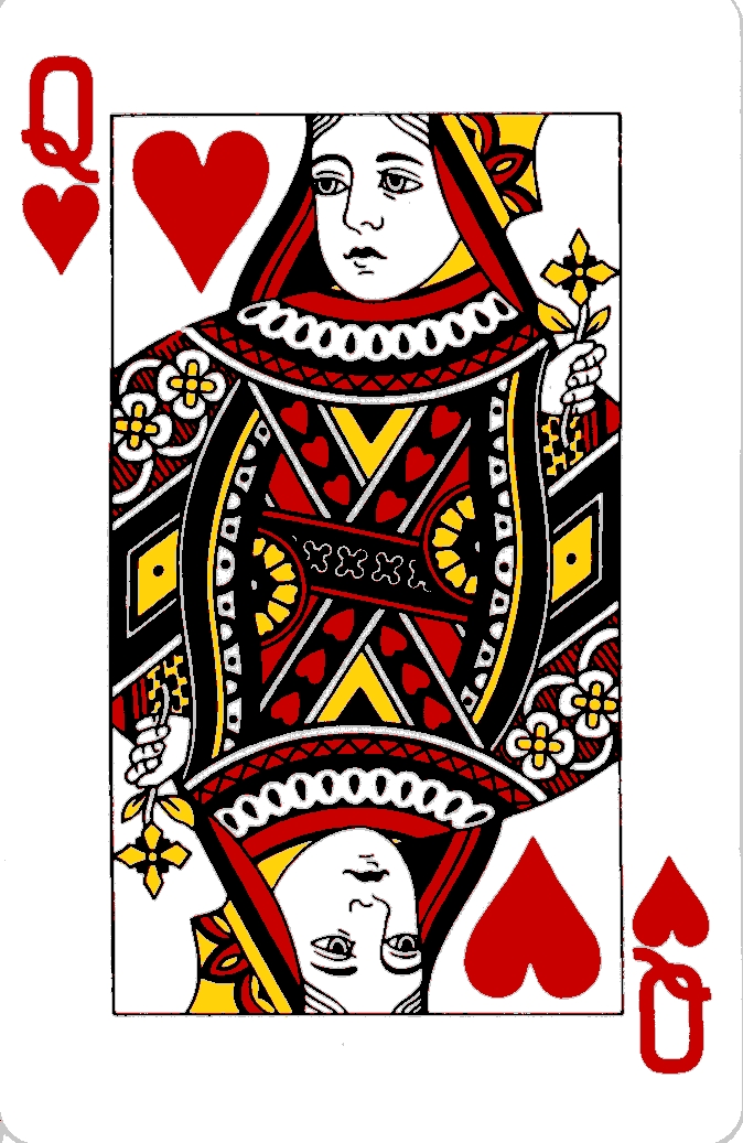 Queen Of Hearts Playing Card - ClipArt Best