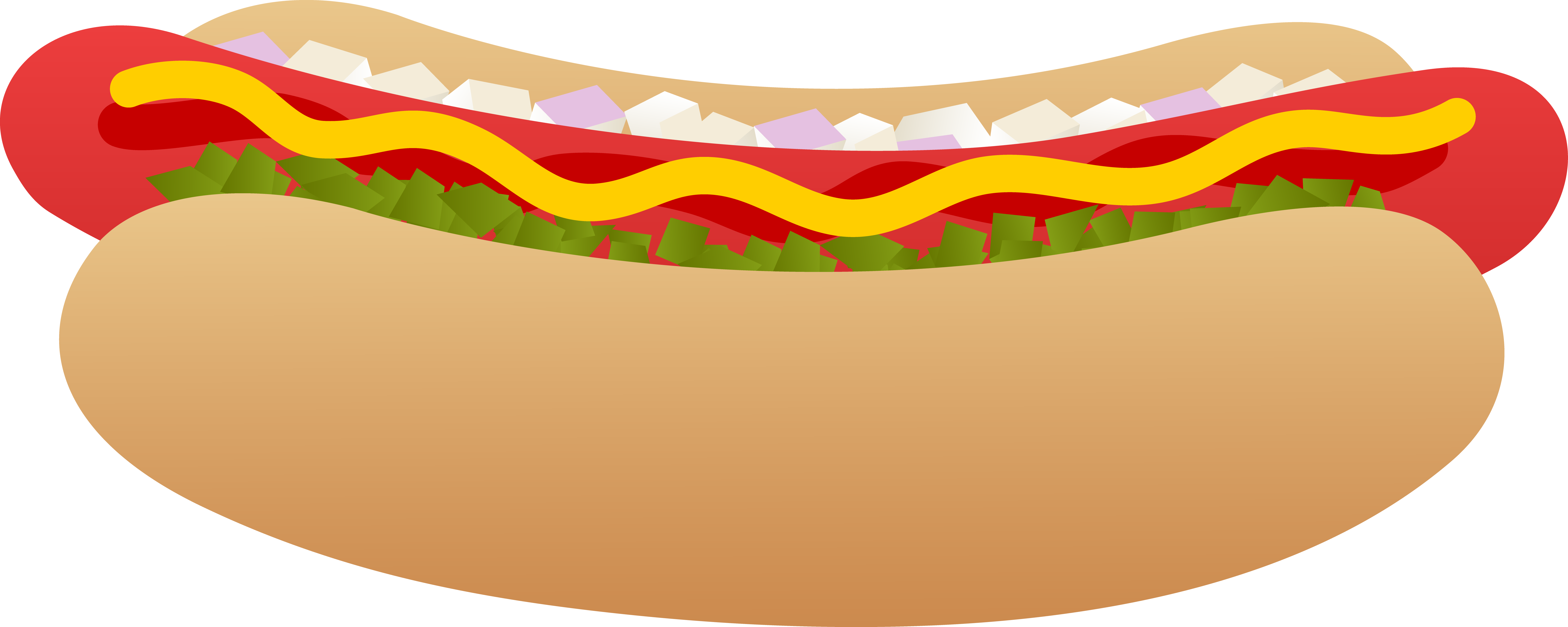 Clipart hot dog dog