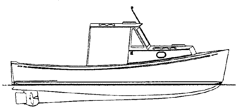 Boat Outline - ClipArt Best