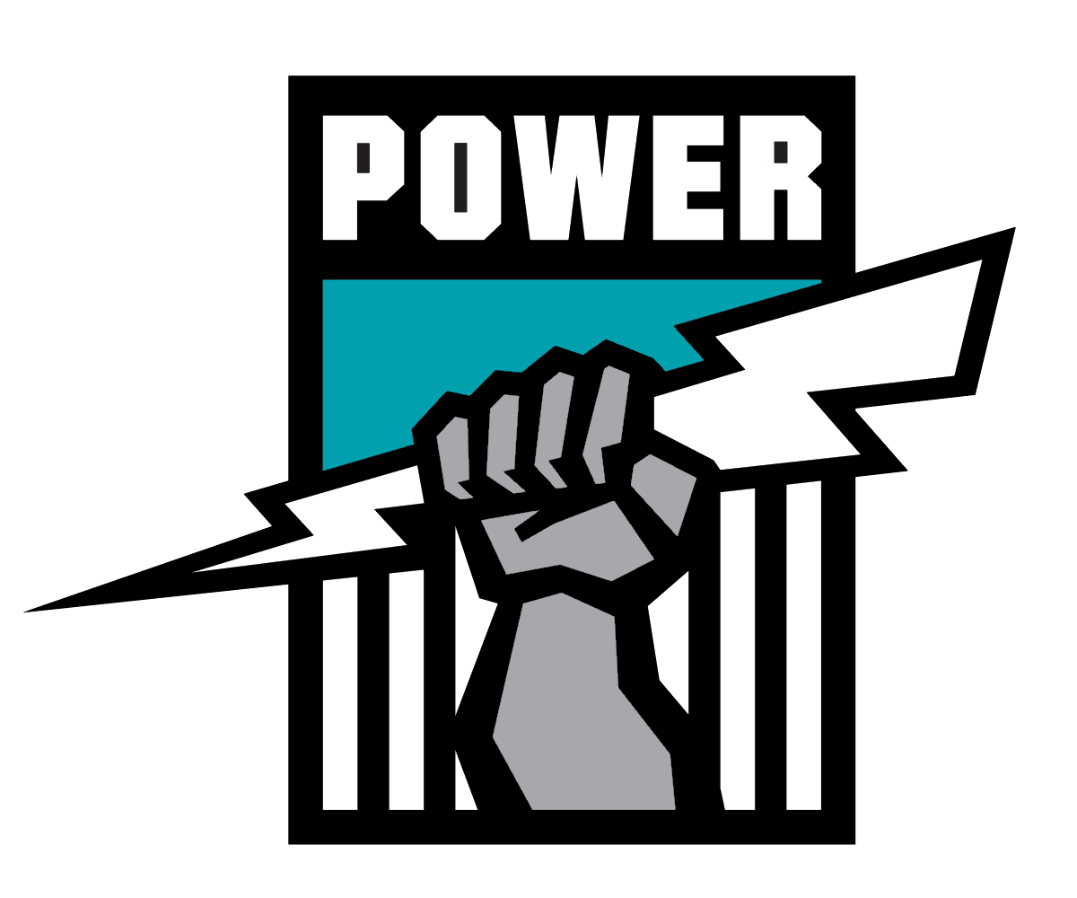 Port Adelaide Power logo, logotype. All logos, emblems, brands ...