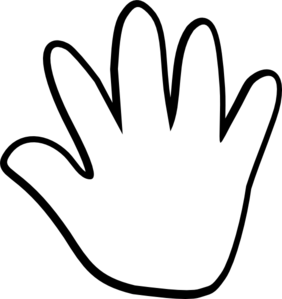 Right Hand Clipart Black And White - ClipArt Best