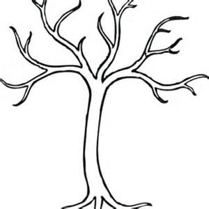 Printable Tree Without Leaves Coloring Pages
