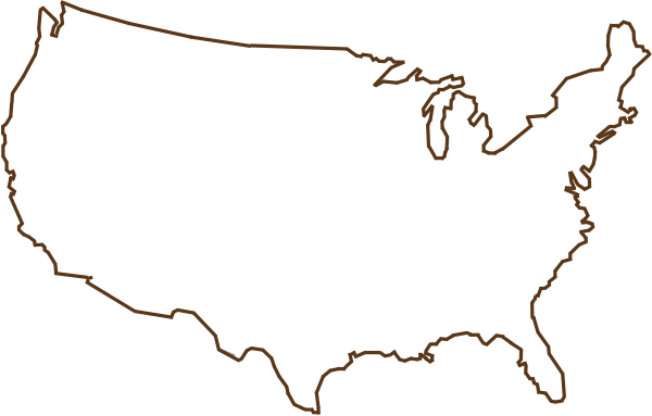 Vector United States Outline - ClipArt Best