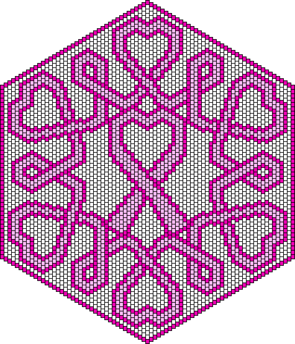 Pink Ribbon Patterns for peyote or brick stitch - Beadwork